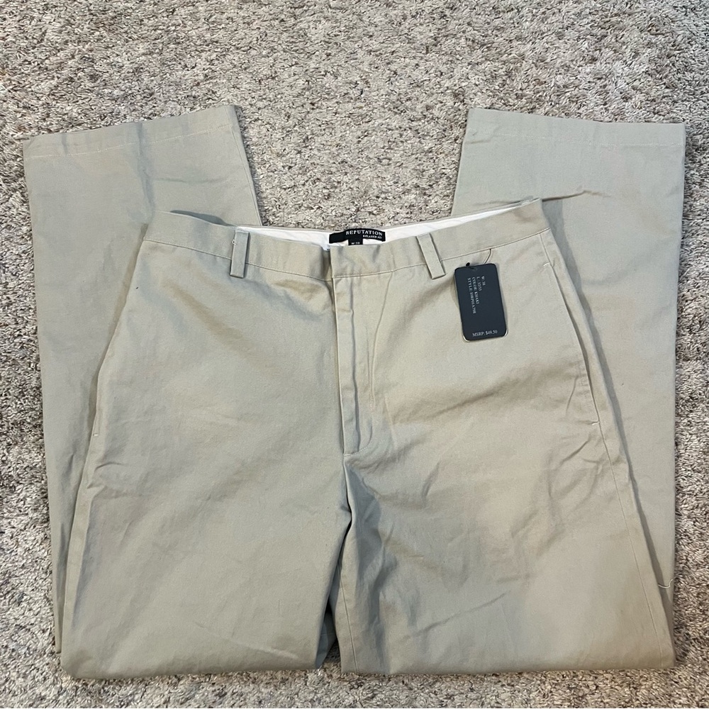 Reputation Tan Chinos with Straight Leg